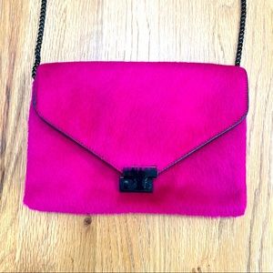 Bright pink Loeffler Randall bag